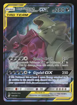 Mega Sableye & Tyranitar GX 126/236 Ultra Rare Pokemon SM - Unified Minds - Image 1