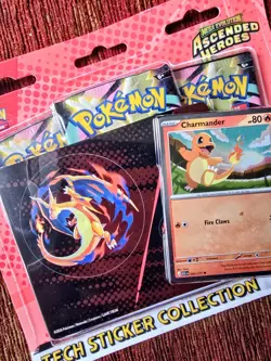 Pokemon TCG: Mega Evolution Ascended Heroes - Tech Sticker Collection Charmander - Image 3