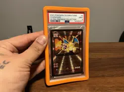 2021 Pokemon Celebrations 25th UPC Charizard Gold Metal #4 PSA 9 MINT - Image 1