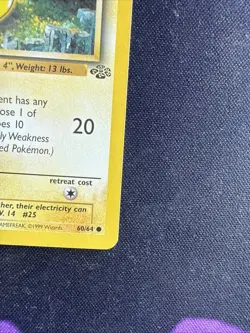 Pokemon Pikachu 1st Edition Jungle 60/64 - Image 4