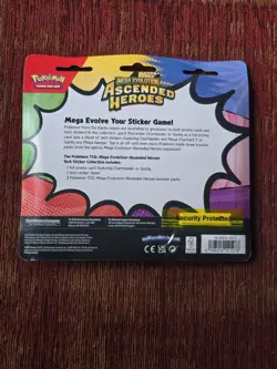 Pokemon mega Evolution Ascended Heroes Gastly Tech Sticker Collection - Image 2