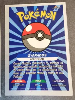 GYARADOS - POKEMON KANTO CREALASER RARE TCG HOLO - Image 2