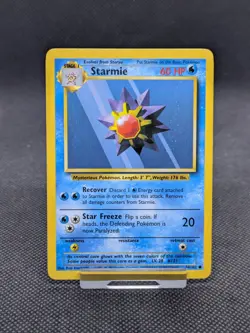 Pokemon Starmie Base Set 64/102 Common WOTC NM - Image 1
