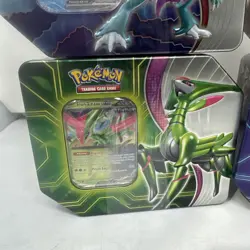 Pokemon TCG: Paradox Clash Tin Set of 4 - Iron Leaves & Walking Wake Sealed Tins - Image 3