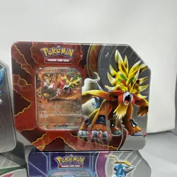 Pokemon TCG: Paradox Clash Tin Set of 4 - Iron Leaves & Walking Wake Sealed Tins - Image 5