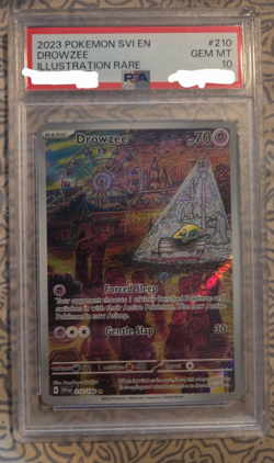 Drowzee #210 Pokemon Scarlet & Violet, PSA 10 - Image 1