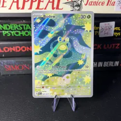 Pokemon TCG Budew 221/217 Illustration Rare NM/Mint Condition - Image 1