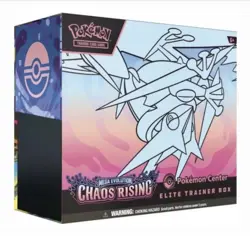 Chaos Rising Pokemon Center ETB Elite Trainer Box TCG **PRESALE** - Image 1