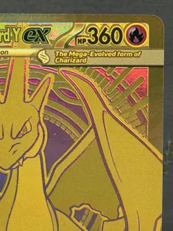 2026 Pokemon Ascended Heroes TCG MEGA CHARIZARD Y EX Full Art GOLD SIR 294/217 - Image 3