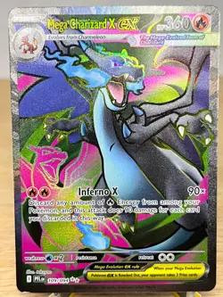 Phantasmal Flames Mega Charizard X ex 109/094 Ultra Rare Pokemon NM/M - Image 1