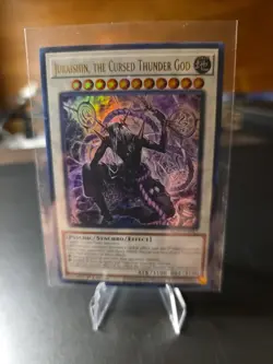 Yugioh 1x Juraishin, the Cursed Thunder God ALIN-EN043 Alliance Insight 1st Ed - Image 1