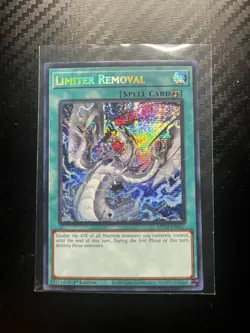 Yu-Gi-Oh! Limiter Removal MP24-EN057 Prismatic Secret Rare Alternate Art - Image 1