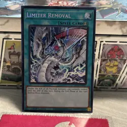 Yu-Gi-Oh! Limiter Removal MP24-EN057 Prismatic Secret Rare Alternate Art - Image 1