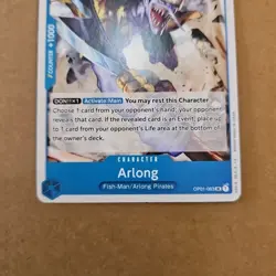 One Piece Arlong (OP01-063/284) OP01 Romance Dawn NM TCG CCG - Image 3