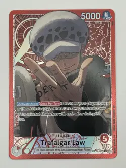 One Piece Trafalgar Law OP14-001 Leader Alt Art English - Image 1