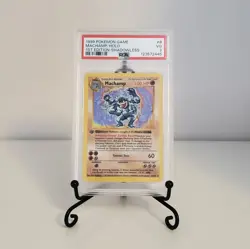 Pokemon Card Machamp 8/102 Holo 1st Edition Shadowless 1999 Base Set PSA 3 VG - Image 1
