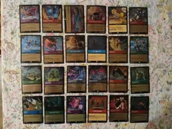 Disney Lorcana TCG All-Foil Card Lot ×24 Donald, Darkwing, Diablo, More! - Image 1