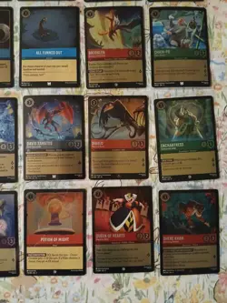 Disney Lorcana TCG All-Foil Card Lot ×24 Donald, Darkwing, Diablo, More! - Image 5
