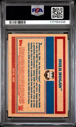 2025 TOPPS CHROME WWE 1985 TOPPS LEGENDS | GOLD GEOMETRIC [#13/50]HULK HOGAN HH - Image 2