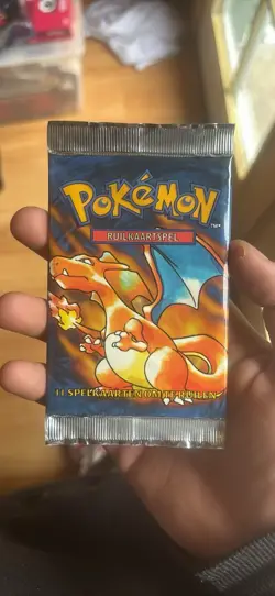 Dutch Base Set Pokemon Card Booster Pack Factory Sealed - Image 1