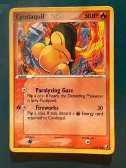 Cyndaquil Unseen Forces 54/115 Pokemon Card - Image 1