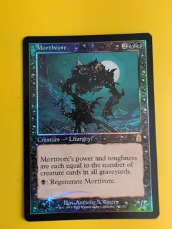 Mortivore. Lhurgoyf. MTG Card. Odyssey.Old Border FOIL. - Image 1