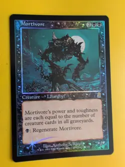 Mortivore. Lhurgoyf. MTG Card. Odyssey.Old Border FOIL. - Image 2