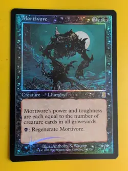 Mortivore. Lhurgoyf. MTG Card. Odyssey.Old Border FOIL. - Image 3