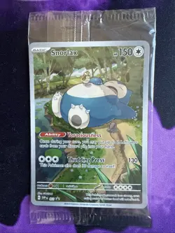 Snorlax SVP EN 051 Black Star Promo Scarlet & Violet Pokemon 151 Card - SEALED - Image 1
