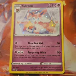 Pokemon Sylveon Unit Card SWSH211 Promo Holo SWSH: Sword & Shield Mizue - Image 1