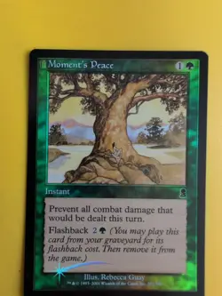 Moment's Peace. Instant MTG Card. Odyssey.Old Border FOIL. - Image 1