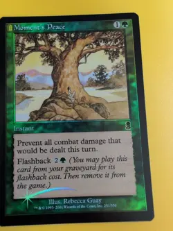Moment's Peace. Instant MTG Card. Odyssey.Old Border FOIL. - Image 2