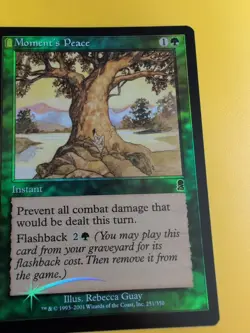 Moment's Peace. Instant MTG Card. Odyssey.Old Border FOIL. - Image 3
