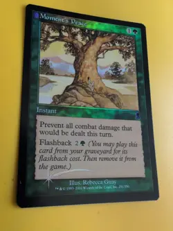 Moment's Peace. Instant MTG Card. Odyssey.Old Border FOIL. - Image 5