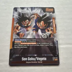 Bandai Dragon Ball Super Leader Cards Gogeta Son Goku Vegeta FB03 Holo - Image 2