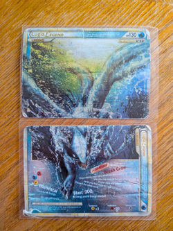 Lugia Legend Set (2 Cards) 113/123 & 114/123 Heartgold & Soulsilver Holo - Image 1
