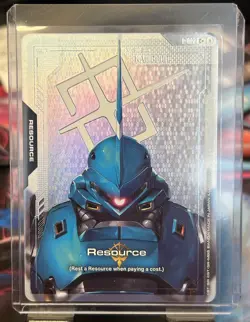 GUNDAM CARD GAME RESOURCE CARD - KAMPFER R-022 C+ FOIL - GD03 STEEL REQUIEM - Image 1