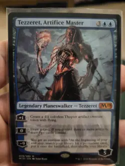 MTG Magic Tezzeret, Artifice Master Core Set 2019 #079 NM - Image 1