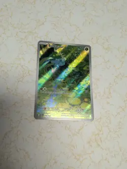 Pokemon TCG Bulbasaur Scarlet Violet-151 Illustration Rare Card 166/165 - Image 1