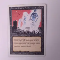 Animate Dead Revised Edition LP Magic the Gathering Uncommon - Image 1