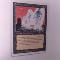 Animate Dead Revised Edition LP Magic the Gathering Uncommon - Image 3