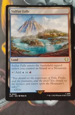 Sulfur Falls Commander: the Lord of the Rings: Tales of Middle-Earth Regular - Image 1