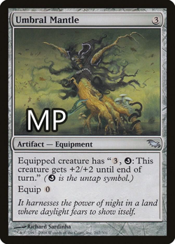Umbral Mantle X1 Moderately Played - Shadowmoor Mtg Magic the Gathering - Image 1