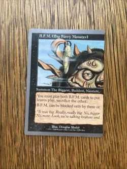 Magic The Gathering BFM Unglued Left Side - Image 1