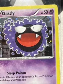 Gastly XY132, Holo Promo, Black Star Promo, XY, Pokemon TCG Cards Ultra Rare - Image 3