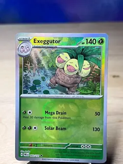 Prismatic Evolutions Exeggutor 002/131 Pokemon Master Ball Reverse Holo NM/M - Image 1