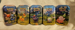 Pokemon TCG: Ascended Heroes Mini Tin Set NEW FACTORY SEALED Lot of 5 - Image 1