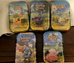 Pokemon TCG: Ascended Heroes Mini Tin Set NEW FACTORY SEALED Lot of 5 - Image 2