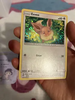 McDonald's Eevee Holo Pokemon Card 12/12 2019 Promo DAMAGED - Image 3
