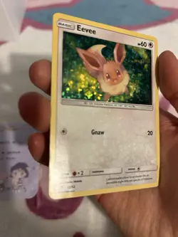 McDonald's Eevee Holo Pokemon Card 12/12 2019 Promo DAMAGED - Image 4